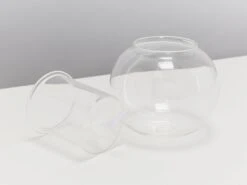 Clear Glass Self-Watering Planter - Ideal For Leca