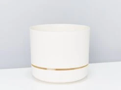 White Linen Self-Watering Pots 250mm