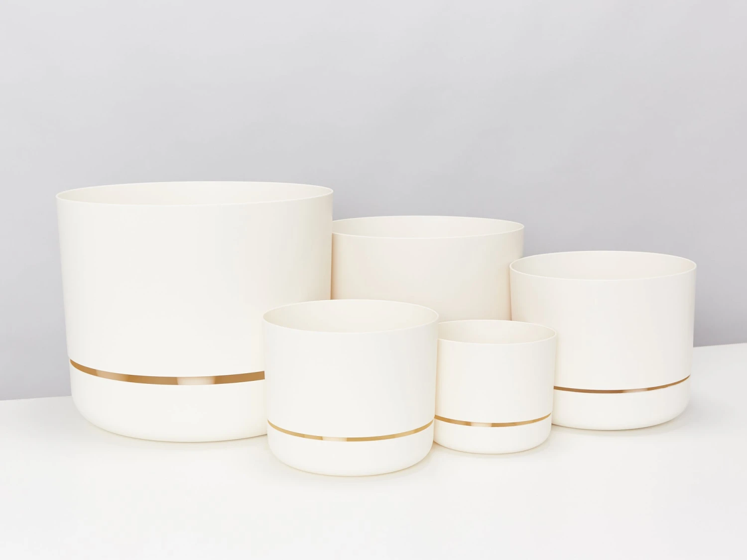 Linen Self-Watering Pots 170mm - Image 3