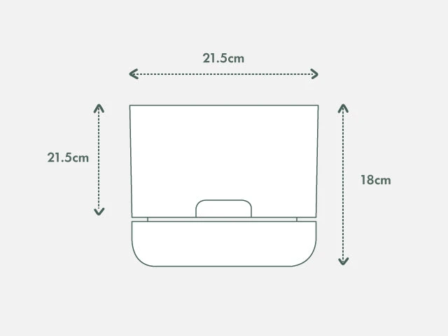 White Selfwatering Pots 215mm - Image 4