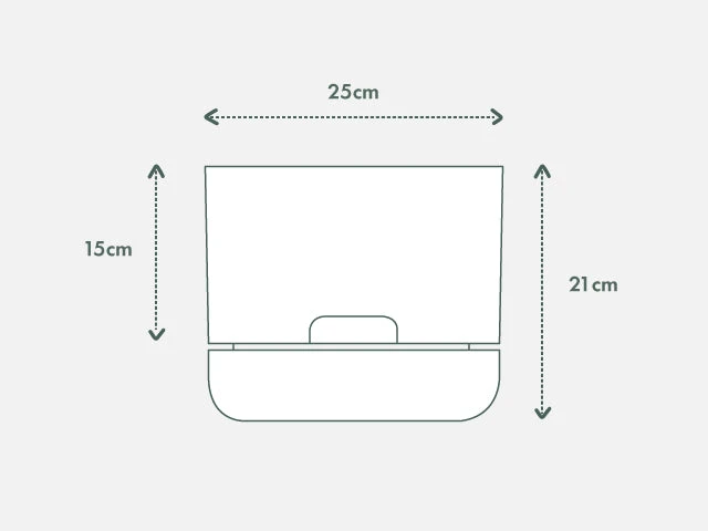 Black Self-Watering Pots 250mm - Recycled Plastic - Image 3